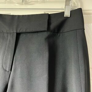 Elie Tahari black tab front trousers